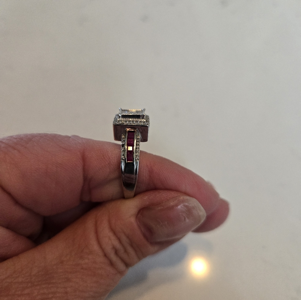 Ruby and Diamond Ring - Picture 4 of 8